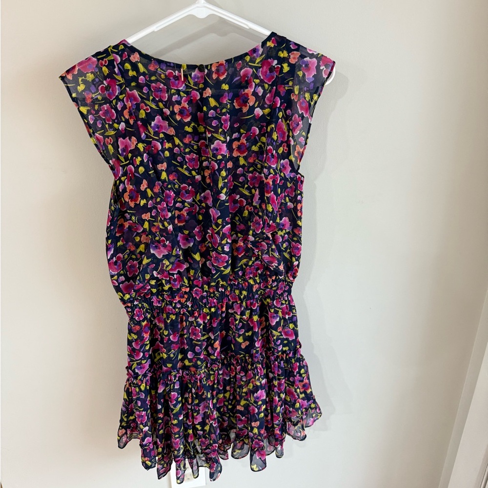 Misa Los Angeles Gino’s Floral Mini Dress - Purple/Pink - Size Small - Picture 7 of 11